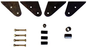 1941-64 MB / GPW / CJ2A / CJ3A / CJ3B Long Spring Shackle Reversal Kit