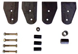 CJ5 & 6 Standard Spring Shackle Reversal Kit